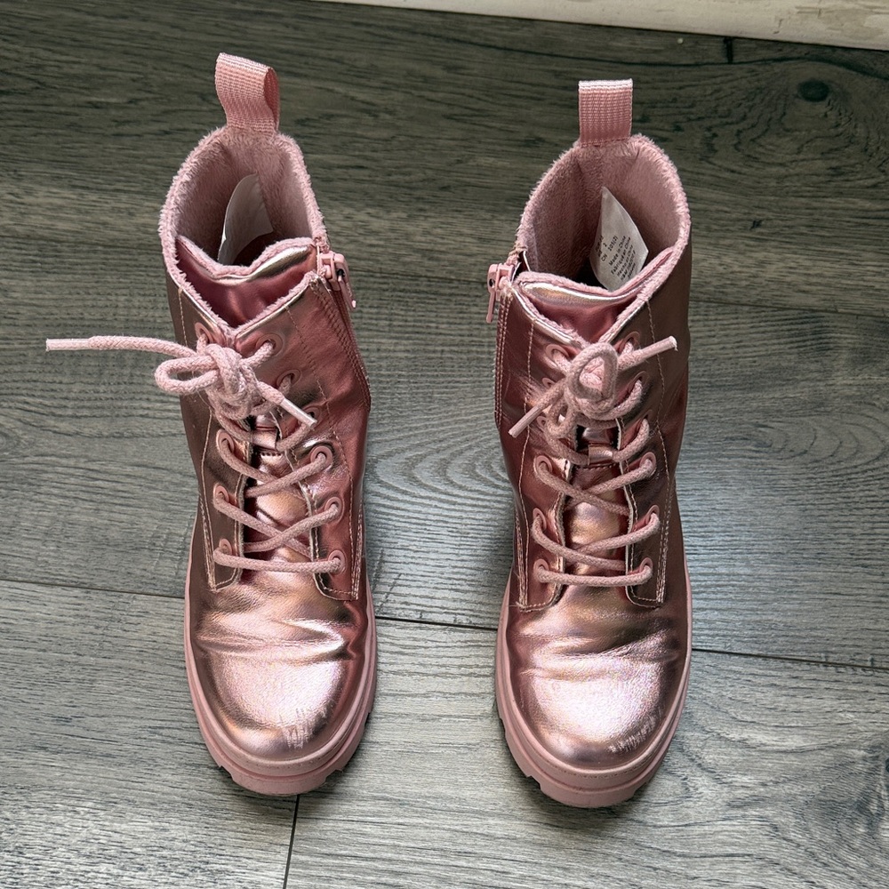 H&M Shiny Pink Kids Boots